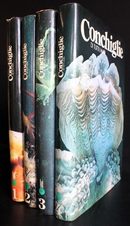 Conchiglie di tutti i mari. 4 volumi - G. Valerio Catullo - copertina