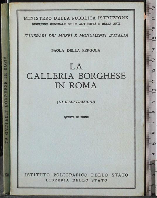 galleria Borghese in Roma - Paola Della Pergola - copertina