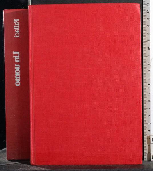 Un uomo - Oriana Fallaci - copertina