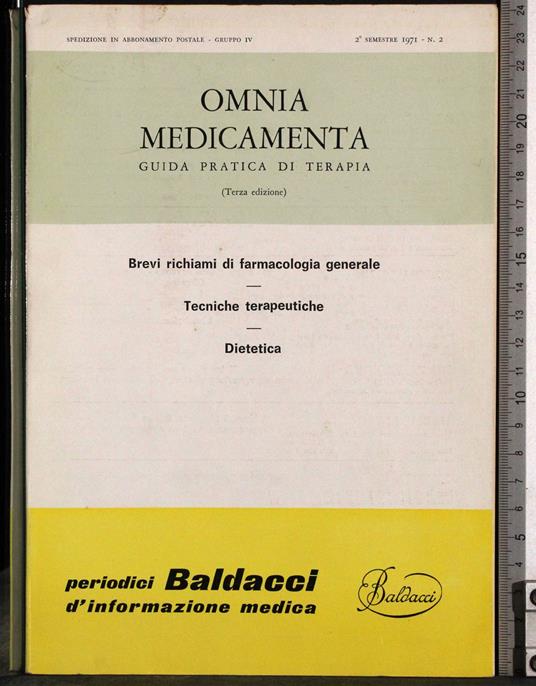 Omnia Medicamenta. Guida pratica di terapia - Lattanzi - copertina