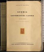Storia della letteratura latina. Vol 1