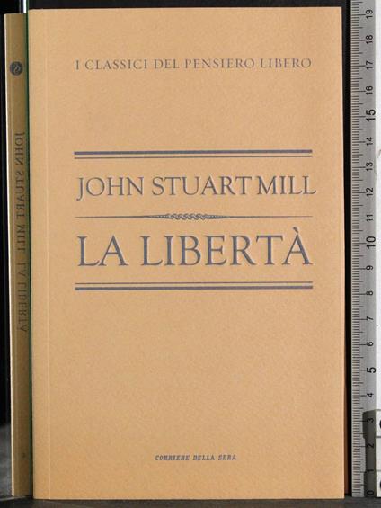 libertà - John Stuart Mill - copertina