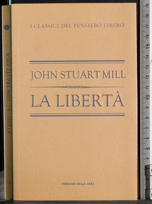 libertà - John Stuart Mill - copertina
