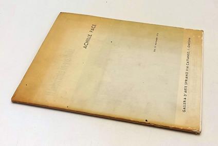 Achille Pace Il Labirinto In-Visibile - copertina