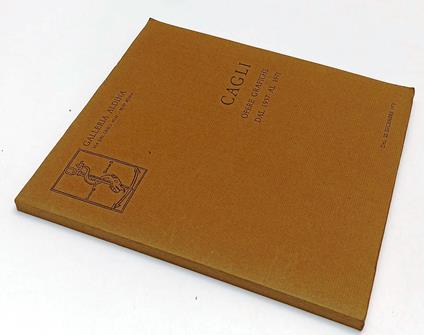 Cagli Opere Grafiche Dal 1957 Al 1971 - copertina