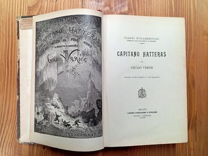 Capitano Hatteras - Jules Verne - copertina