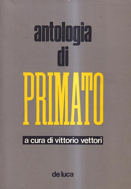 Antologia di Primato - copertina