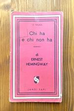 Chi ha e chi non ha