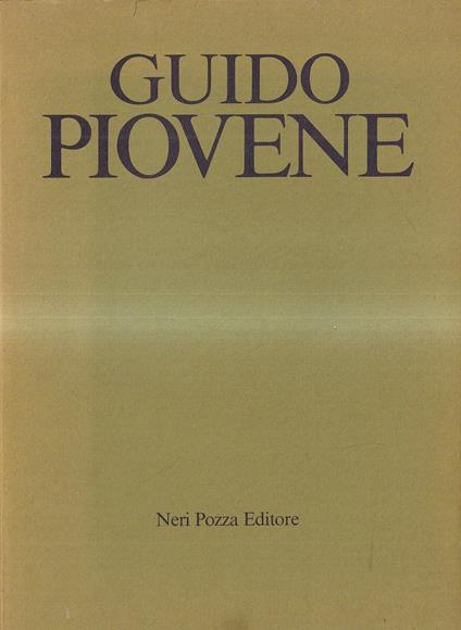 Guido Piovene - copertina