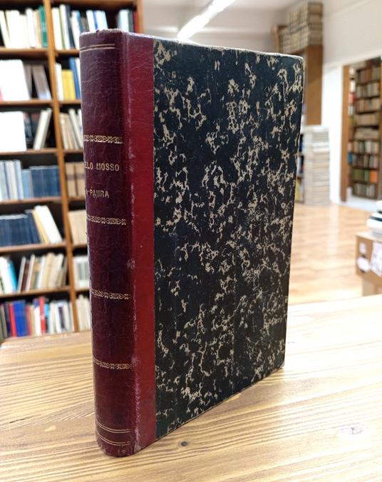 paura - Angelo Mosso - copertina