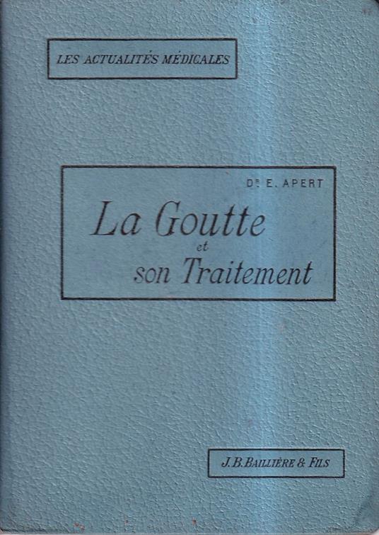 goutte et son traitement - copertina