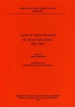 Lettere di Ernesto Buonaiuti ad Arturo Carlo Jemolo 1921 - 1941