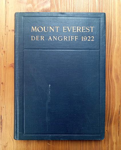 Mount Everest. Der Angriff 1922 - copertina