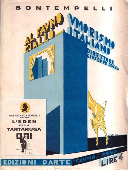 L' eden della tartaruga - Massimo Bontempelli - copertina
