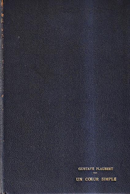 Un coeur simple - Gustave Flaubert - copertina