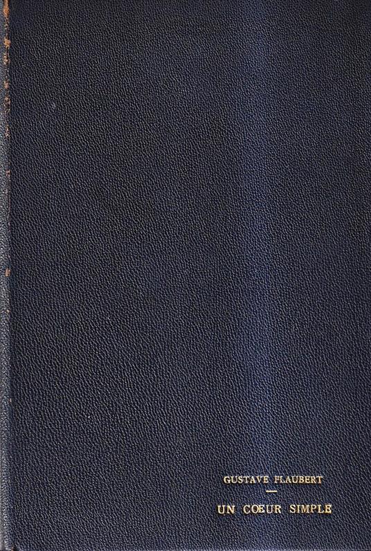Un coeur simple - Gustave Flaubert - copertina