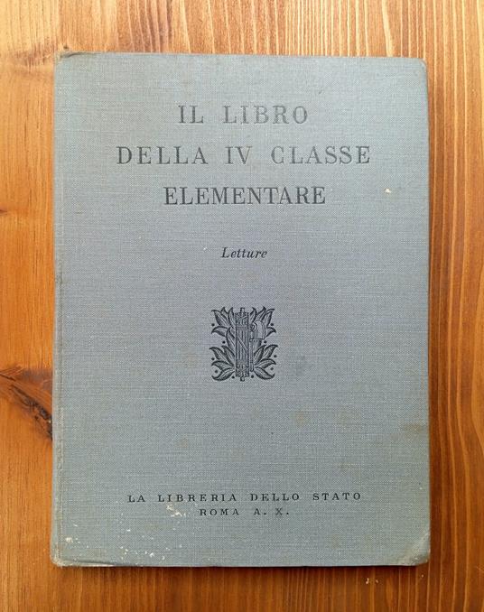 Il libro della IV classe elementare. Letture - copertina
