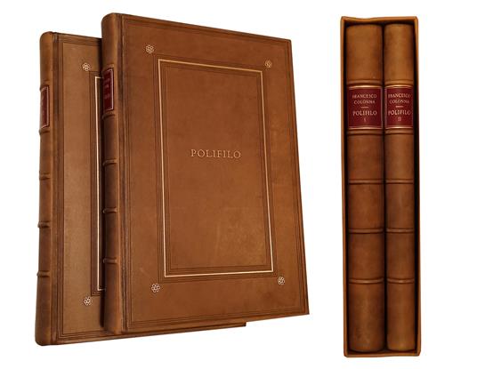 Polifilo. Hypnerotomachia poliphili. Edizione critica e commento a cura di Giovanni Pozzi e Lucia A. Ciapponi Volume I Testo. Volume II Commento - Francesco Colonna - copertina