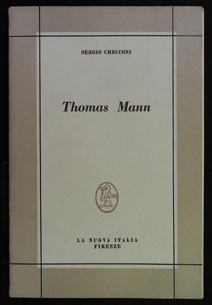 Thomas Mann - Sergio Checconi - copertina