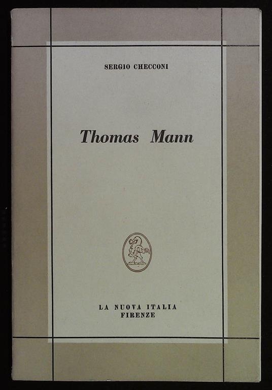 Thomas Mann - Sergio Checconi - copertina