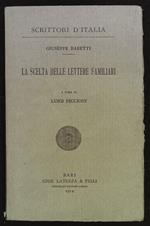 scelta delle lettere familiari