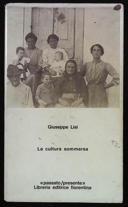 cultura sommersa - Giuseppe Lisi - copertina