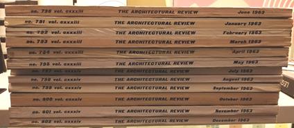 The Architectural Review. 1963 Annata completa - copertina
