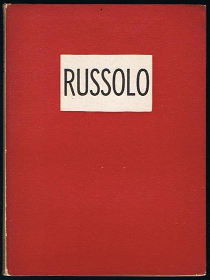 Russolo (Luigi) - copertina