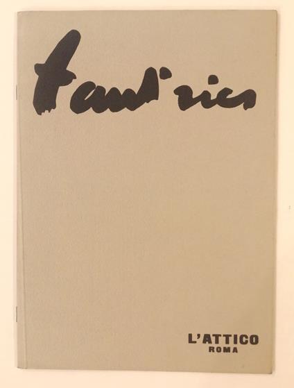 Fautrier Opere recenti - Autori Vari - copertina