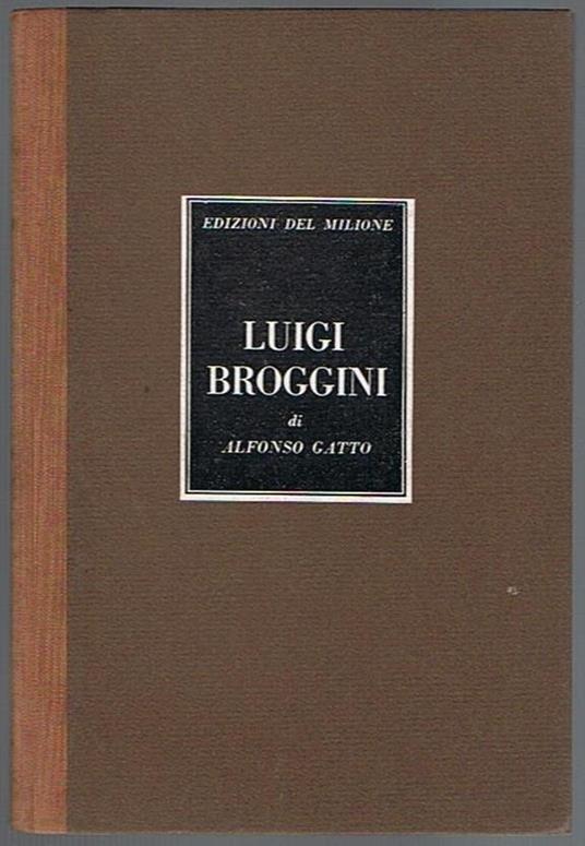 Luigi Broggini - Alfonso Gatto - copertina