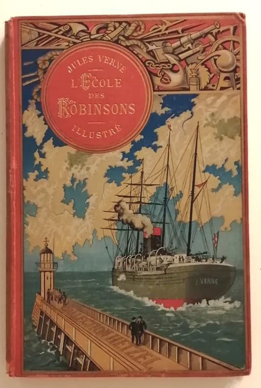 L' ecole de Robinson. illustré - Jules Verne - copertina