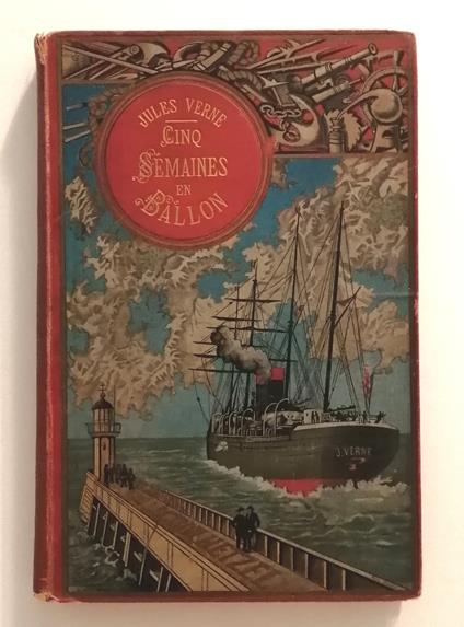 Cinq semaines en Ballon - Jules Verne - copertina
