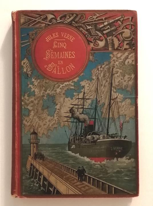 Cinq semaines en Ballon - Jules Verne - copertina