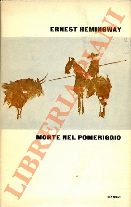 Morte nel pomeriggio - Ernest Hemingway - copertina