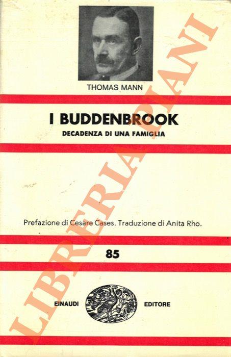 I Buddenbrook. - Thomas Mann - copertina