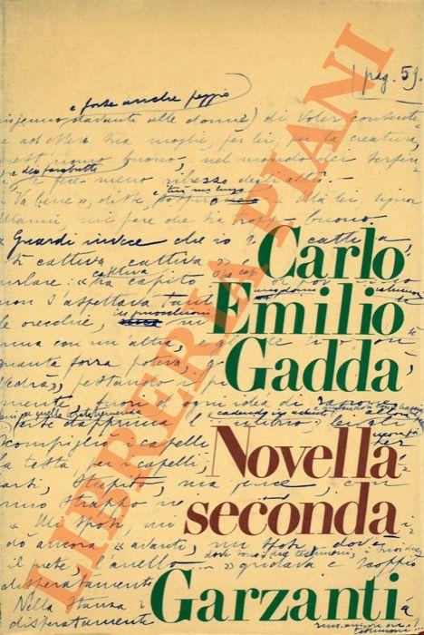 Novella seconda - Carlo Emilio Gadda - copertina