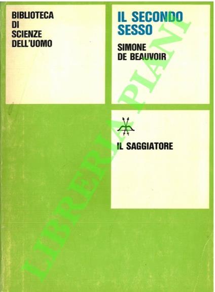Il secondo sesso - Simone de Beauvoir - copertina