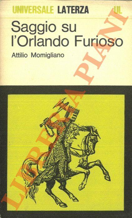 Saggio su l'"Orlando furioso" - Attilio Momigliano - copertina