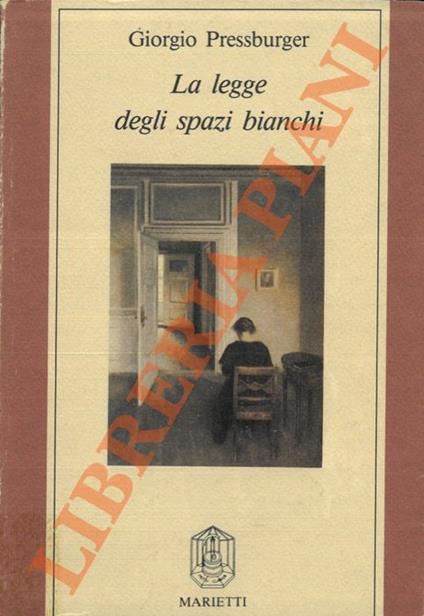 legge degli spazi bianchi - Giorgio Pressburger - copertina