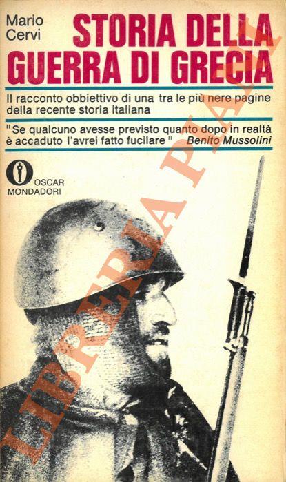 Storia della guerra di Grecia - Mario Cervi - copertina