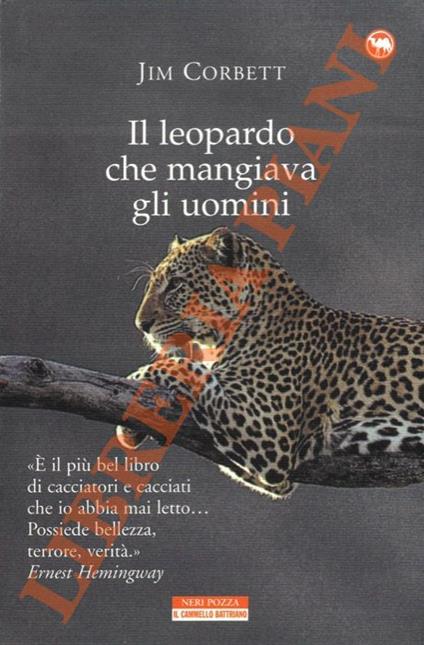 Il leopardo che mangiava gli uomini - Jim Corbett - copertina