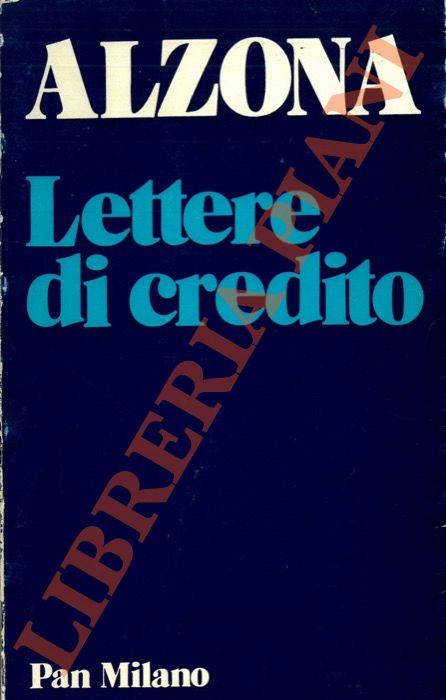 Lettere di credito - Minnie Alzona - copertina
