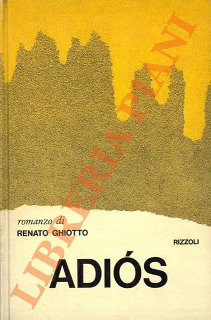 Adiòs - Renato Ghiotto - copertina