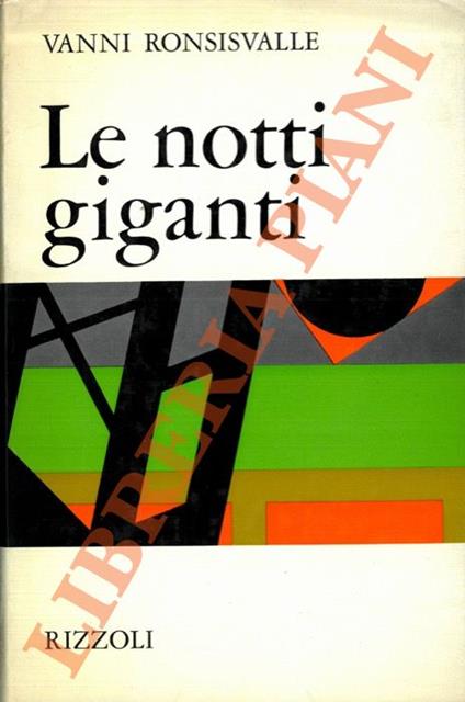 Le notti giganti - Vanni Ronsisvalle - copertina