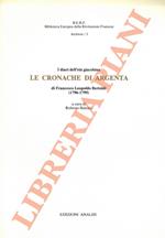 I diari dell'età giacobina. Le Cronache di Argenta di Francesco Leopoldo Bertoldi (1796-1799)