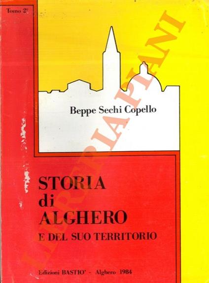 Storia di Alghero e del suo territorio - copertina