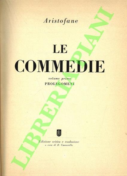 Le commedie. - Aristofane - copertina