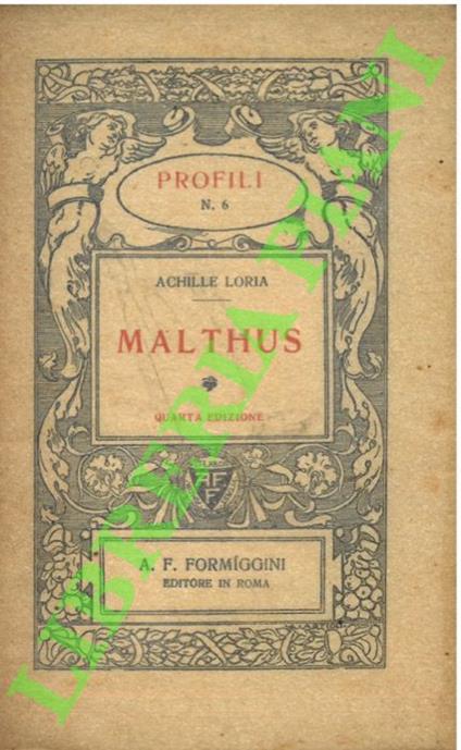 Malthus - Achille Loria - copertina