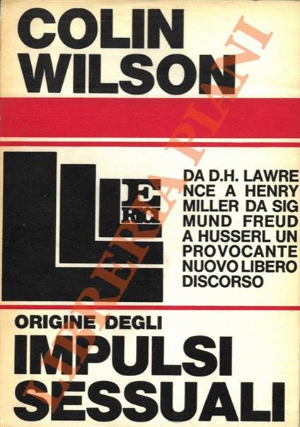 Origine degli impulsi sessuali - Colin Wilson - copertina