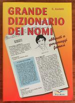 Grande dizionario dei nomi abbinati a personaggi famosi